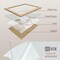 Picture Frame Set of 4 - Oak, Gallery-Quality Wood Poster Frames, 1.1-Inch Wide Border, Polished Plexiglass, Vertical or Horizontal Wall & Tabletop Display for Photo/Art/Prints, Natural Oak